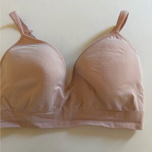 Athleta Seamless Pink Bralette